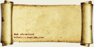 Jovana Ćorsović vizit kartica